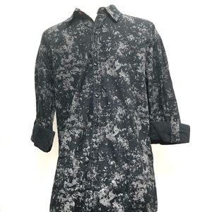 Tranquility Mayhem Men Collar Button Down Shirt